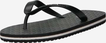 Michael Kors - Sandalias de dedo 'TRAVIS' en negro: frente