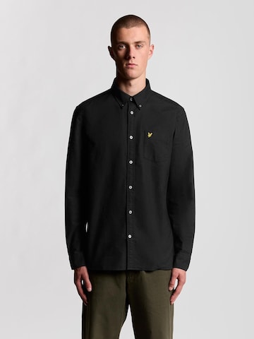 Lyle & Scott Regular Fit Hemd‌‌‌‌‌‌‌‌‌‌ in Schwarz: Vorderseite