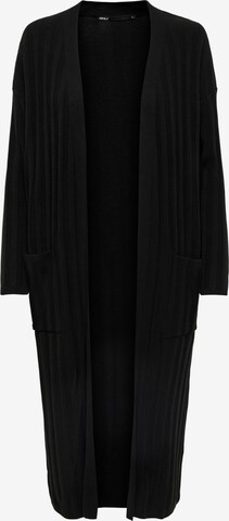 ONLY Плетена жилетка в черно: отпред