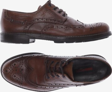 LLOYD Flats & Loafers in 43 in Brown: front