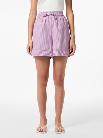 Loosefit Pantalon 'PCFEMME' PIECES en rose : devant