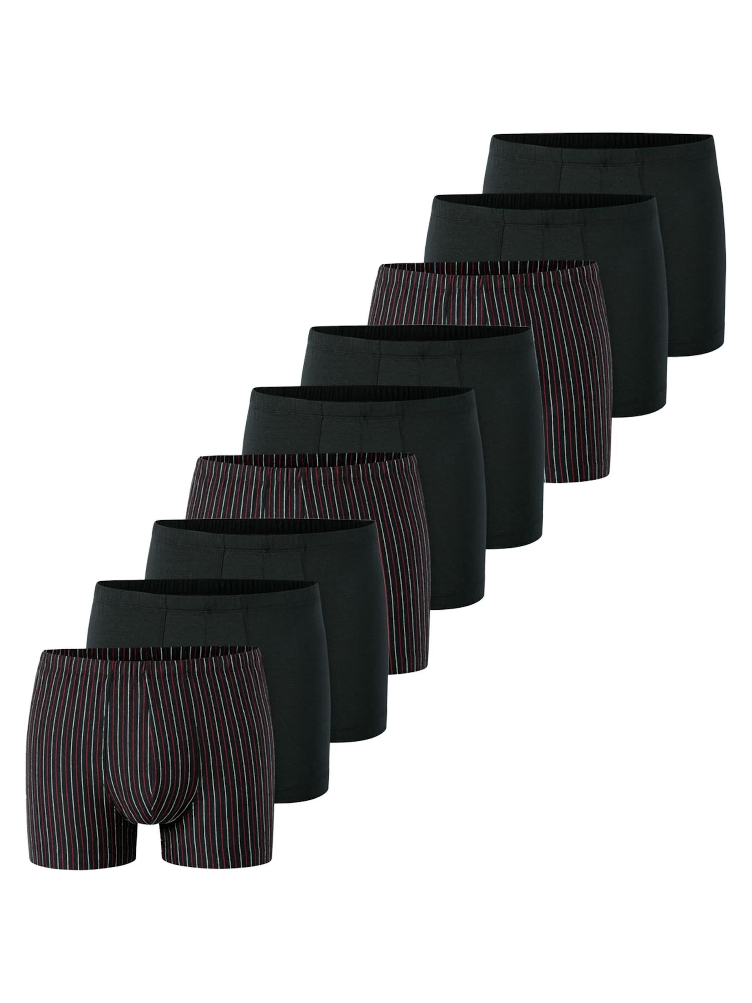 SCHIESSER Boxer shorts '95/5 Essentials' in Black: front