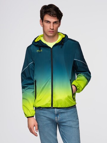Ombre Between-season jacket in Yellow: front