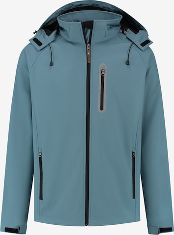 Travelin Winter Jacket 'Tage' in Blue: front