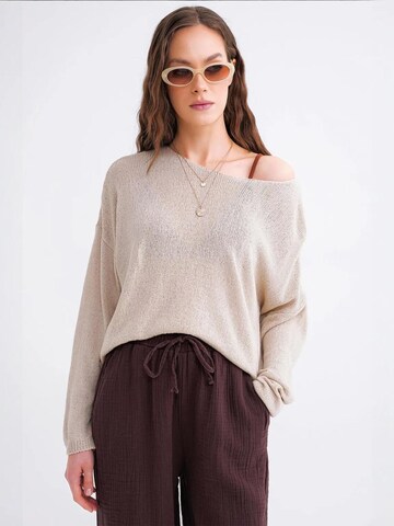 Pullover di MixRay in beige
