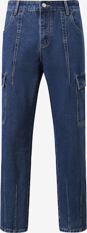 YOUTHUP Cargo Jeans 'Weitbein' in Blue: front