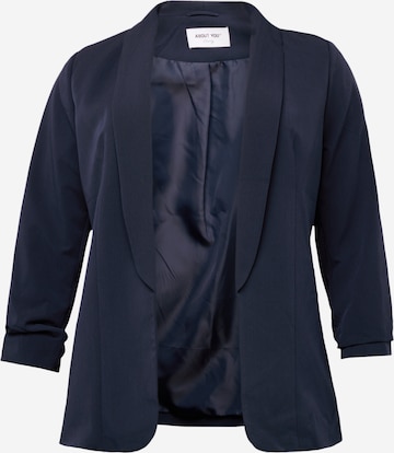 Blazer 'Naima' ABOUT YOU Curvy en bleu : devant