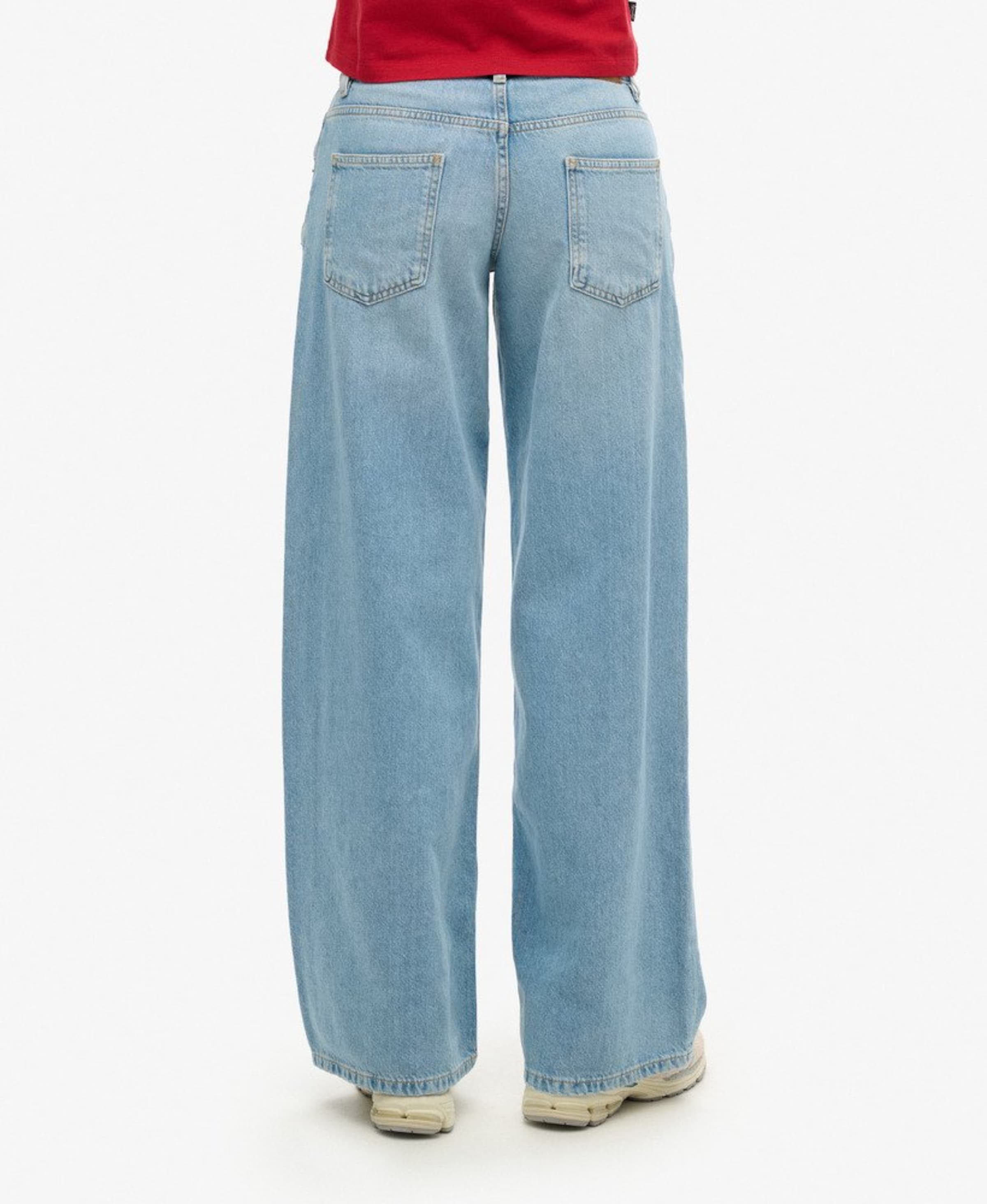 Wide Leg Jean Superdry en bleu