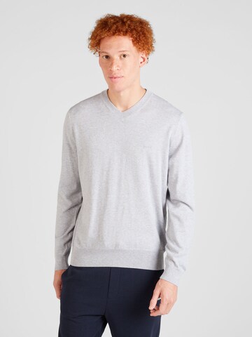 BOSS Sweater 'Pacello' in Grey: front