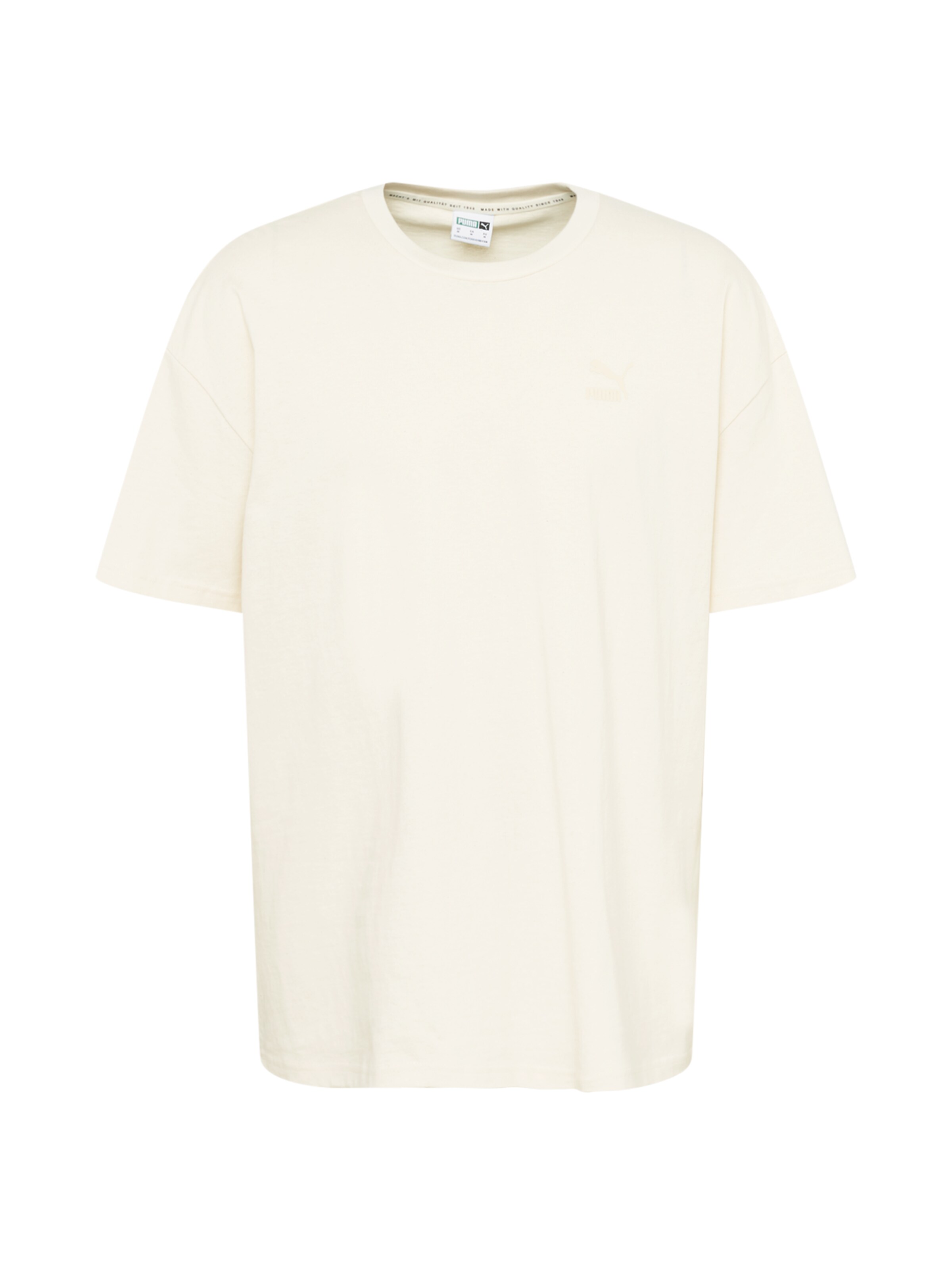 T-Shirt 'Classics' PUMA en beige : devant