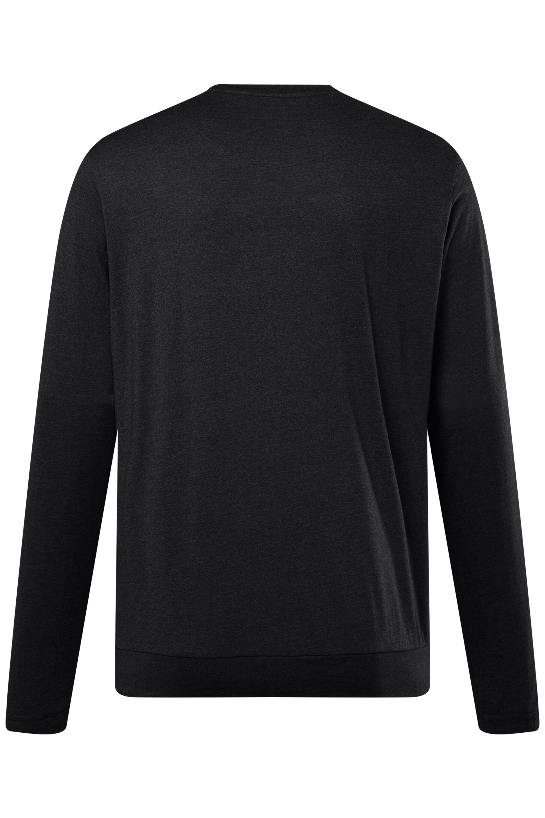 Men Plus Shirt in Zwart