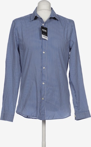 H&M Button Up Shirt in M in Blue: front