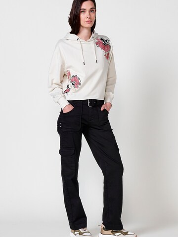 Sweat-shirt KOROSHI en blanc