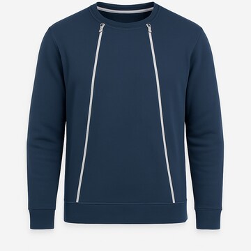 Sweat-shirt Ombre en bleu : devant