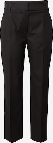 Regular Pantalon à plis TOMMY HILFIGER en noir : devant