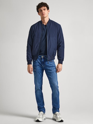 Coupe slim Jean Pepe Jeans en bleu