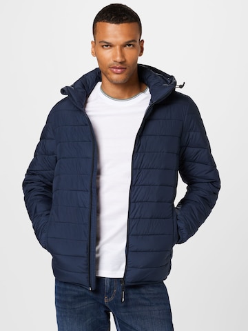 TOM TAILOR DENIM Between-Season Jacket in Blue: front