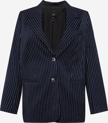 River Island Plus Blazer in Blue: front