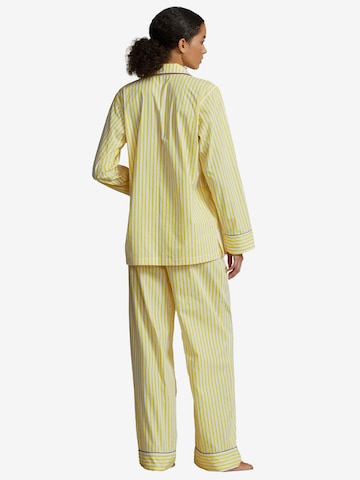 Polo Ralph Lauren Pyjama ' Madison PJ Set - Shirting Stripes ' in Geel