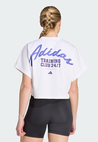 T-shirt fonctionnel 'PrimeLift' ADIDAS PERFORMANCE en blanc : devant