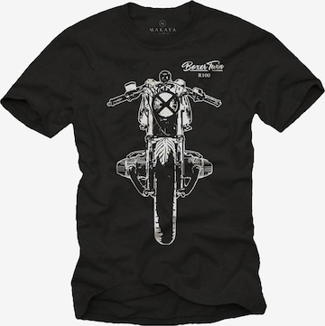 MAKAYA Shirt in Schwarz: Vorderseite