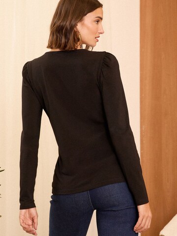 love & roses Bluse in Schwarz