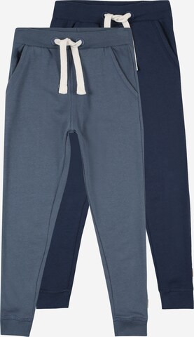 MINYMO Tapered Broek in Blauw: voorkant