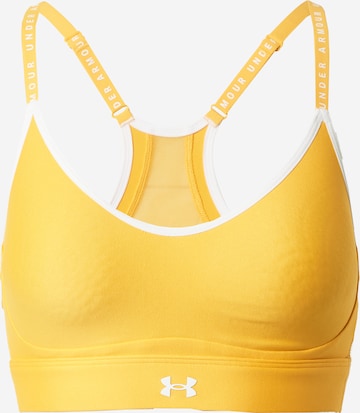 UNDER ARMOUR Bustier Sport-BH 'Infinity' in Gelb: predná strana