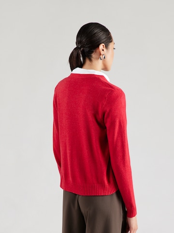 Cardigan 'VIRIL' VILA en rouge