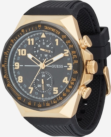 GUESSAnalogni sat 'D1' - crna boja: prednji dio