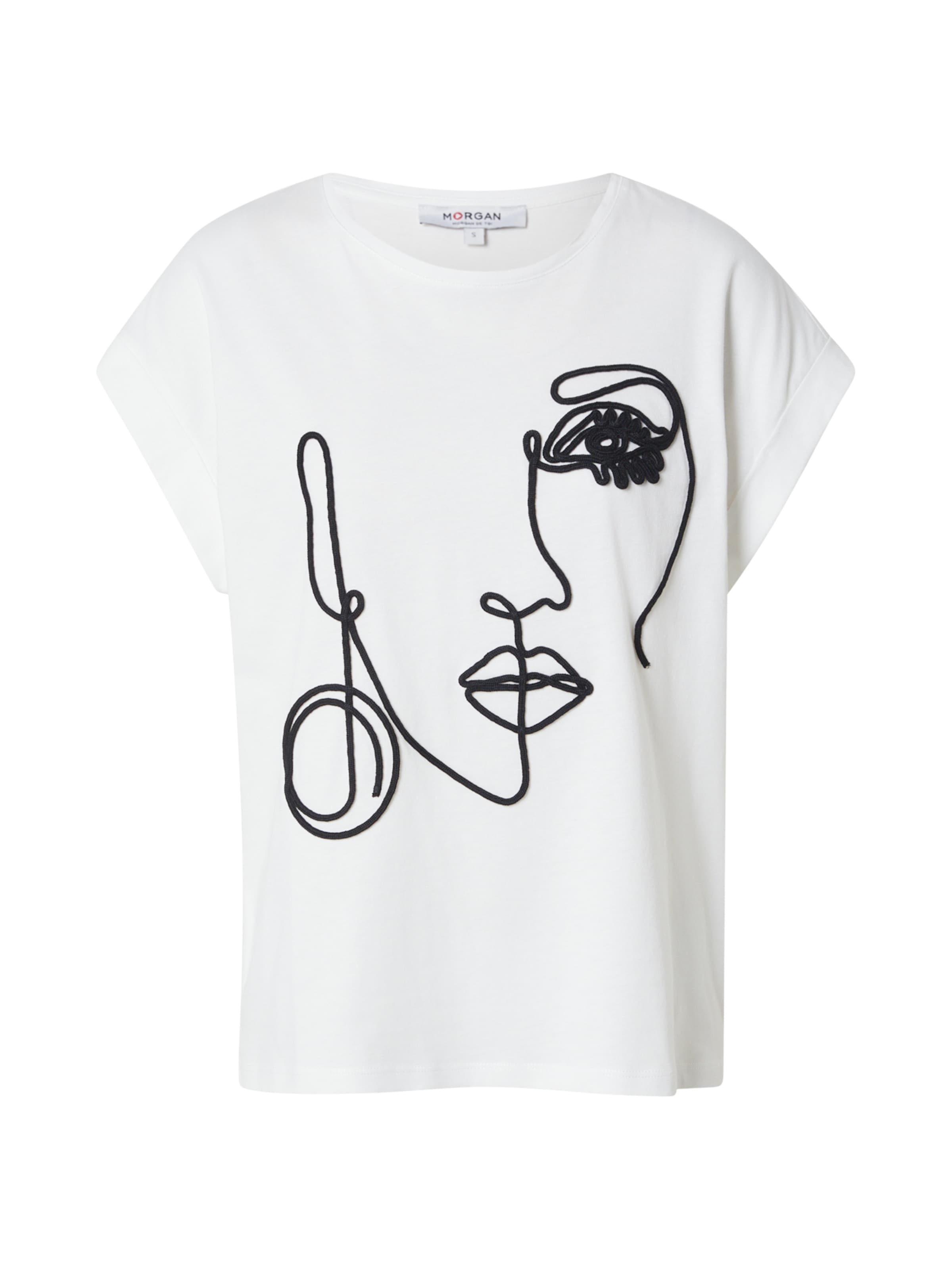Morgan - Camiseta '261-DJOJO' en blanco: frente