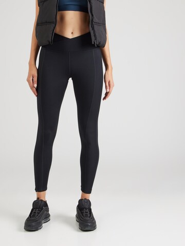 Skinny Pantaloni sport 'ONE' de la NIKE pe negru: față