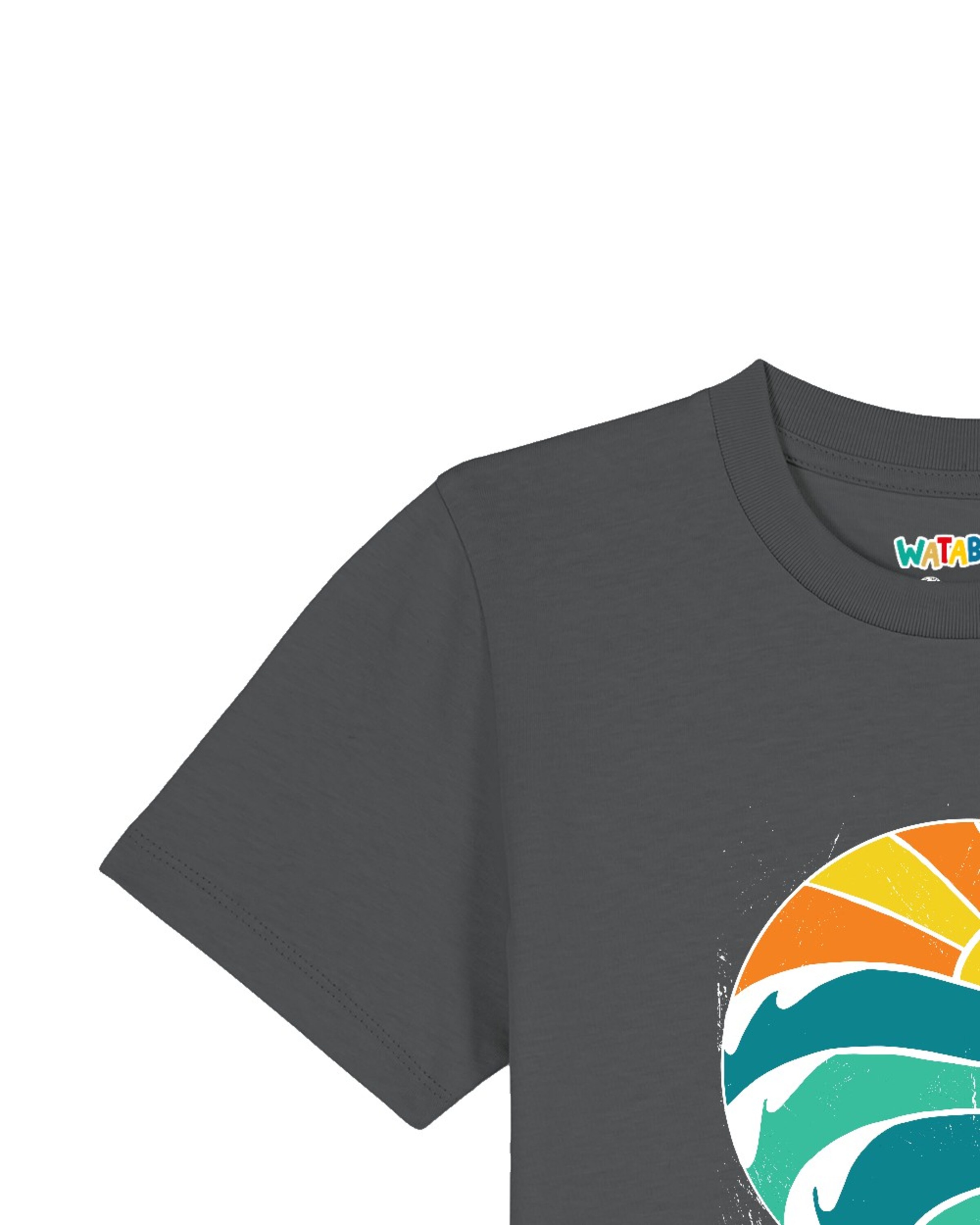 watabout.kids Shirt 'Summer Sun' in Grey