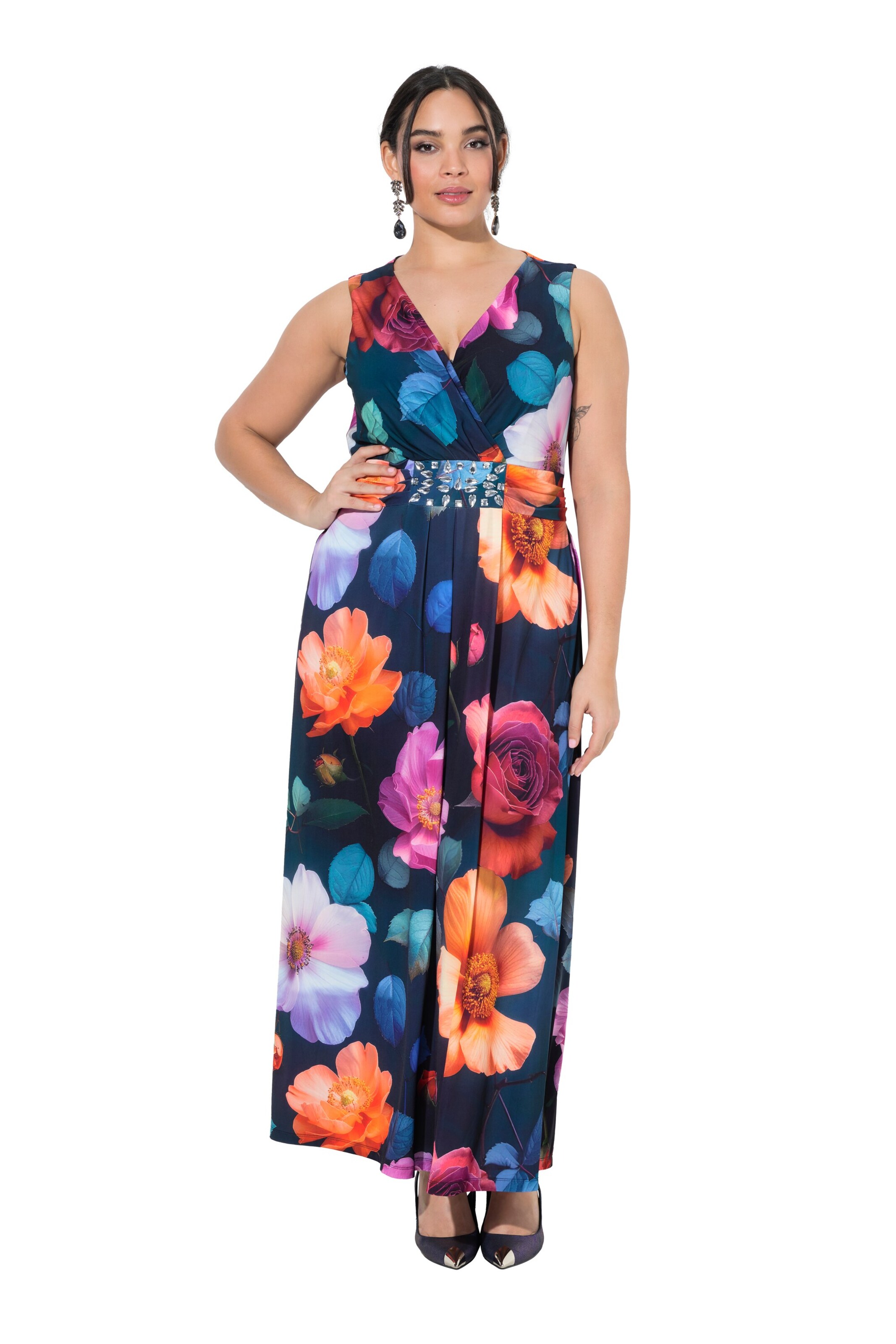 Ulla Popken Kleid in Mischfarben: Vorderseite