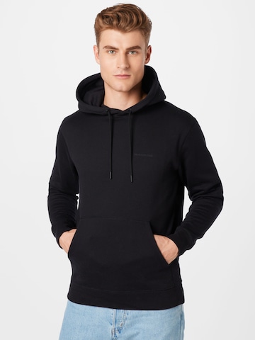 Calvin Klein Jeans Sweatshirt in Schwarz: predná strana