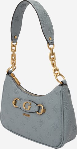 GUESS Schultertasche 'Izzy Peony' in Blau