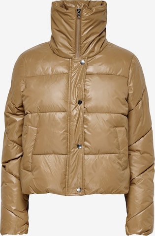 ONLY Winter jacket 'ANJA' in Brown: front