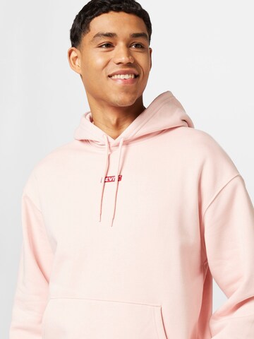 LEVI'S ® Sweatshirt 'Relaxed Baby Tab Hoodie' in Orange