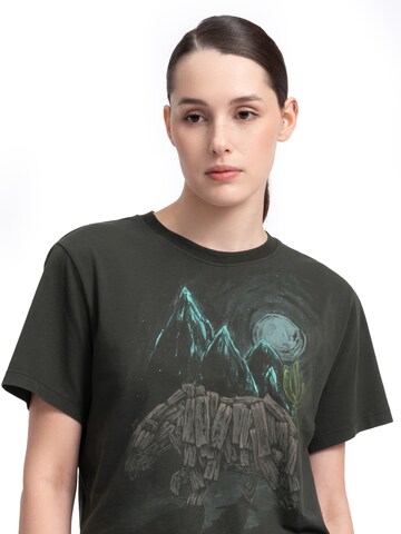 Kaft T-Shirt 'Forest Guard' in Grau