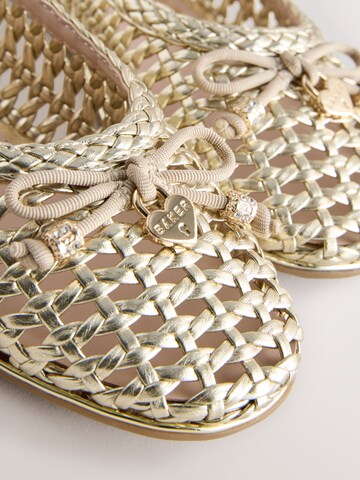 Baker by Ted Baker Ballerina in Gold