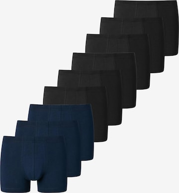 SCHIESSER Boxer shorts '95/5 Essentials - Cotton' in Black: front