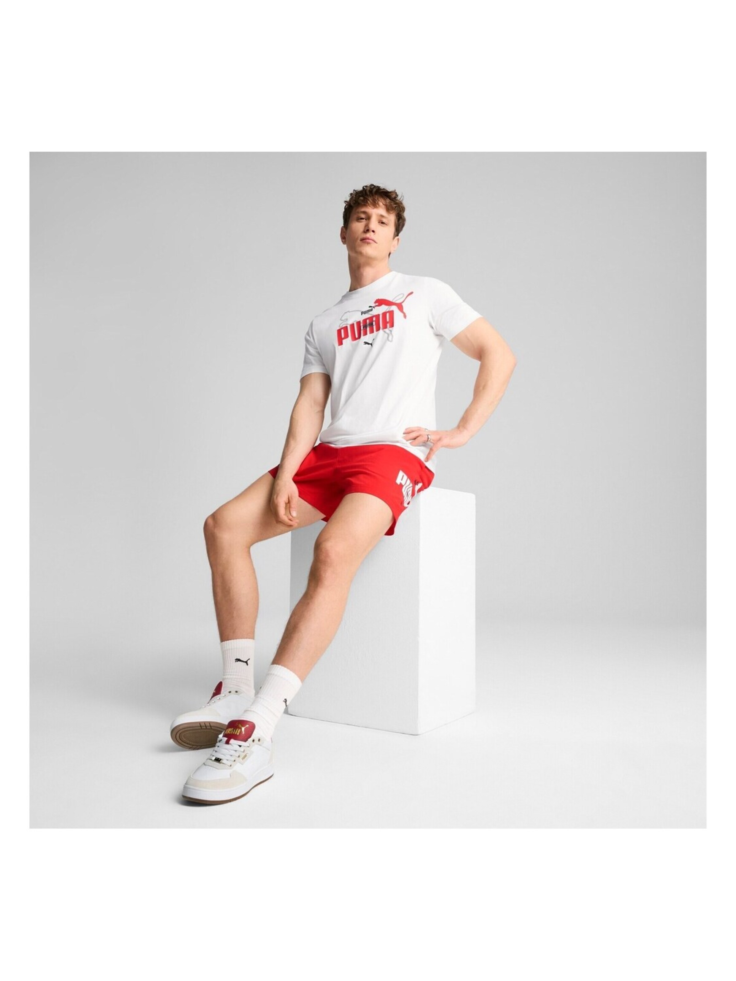 PUMA Shirt‌ in Weiß