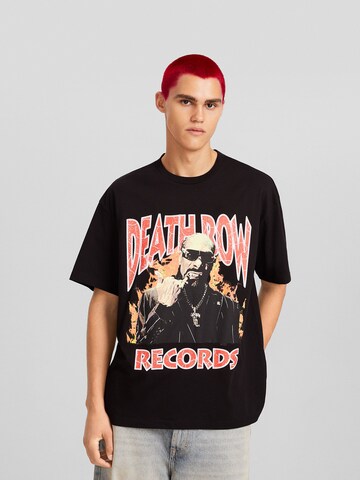 Bershka T-Shirt in Schwarz: Vorderseite