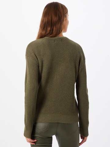 PIECES Knit Cardigan 'KARIE' in Green