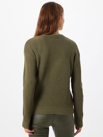 PIECES Knit Cardigan 'KARIE' in Green