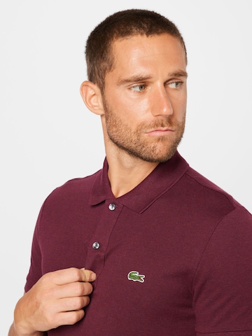 LACOSTE Slim Fit Poloshirt in Rot