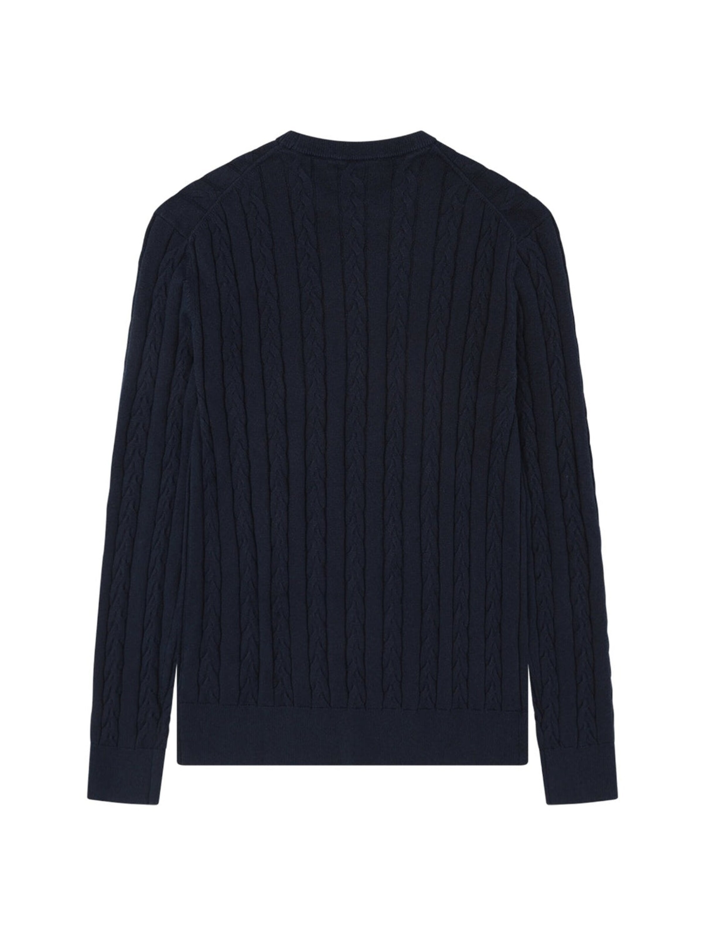Laurent Vergne Sweater 'Sorbonne - Cable Sweater - Navy' in Blue