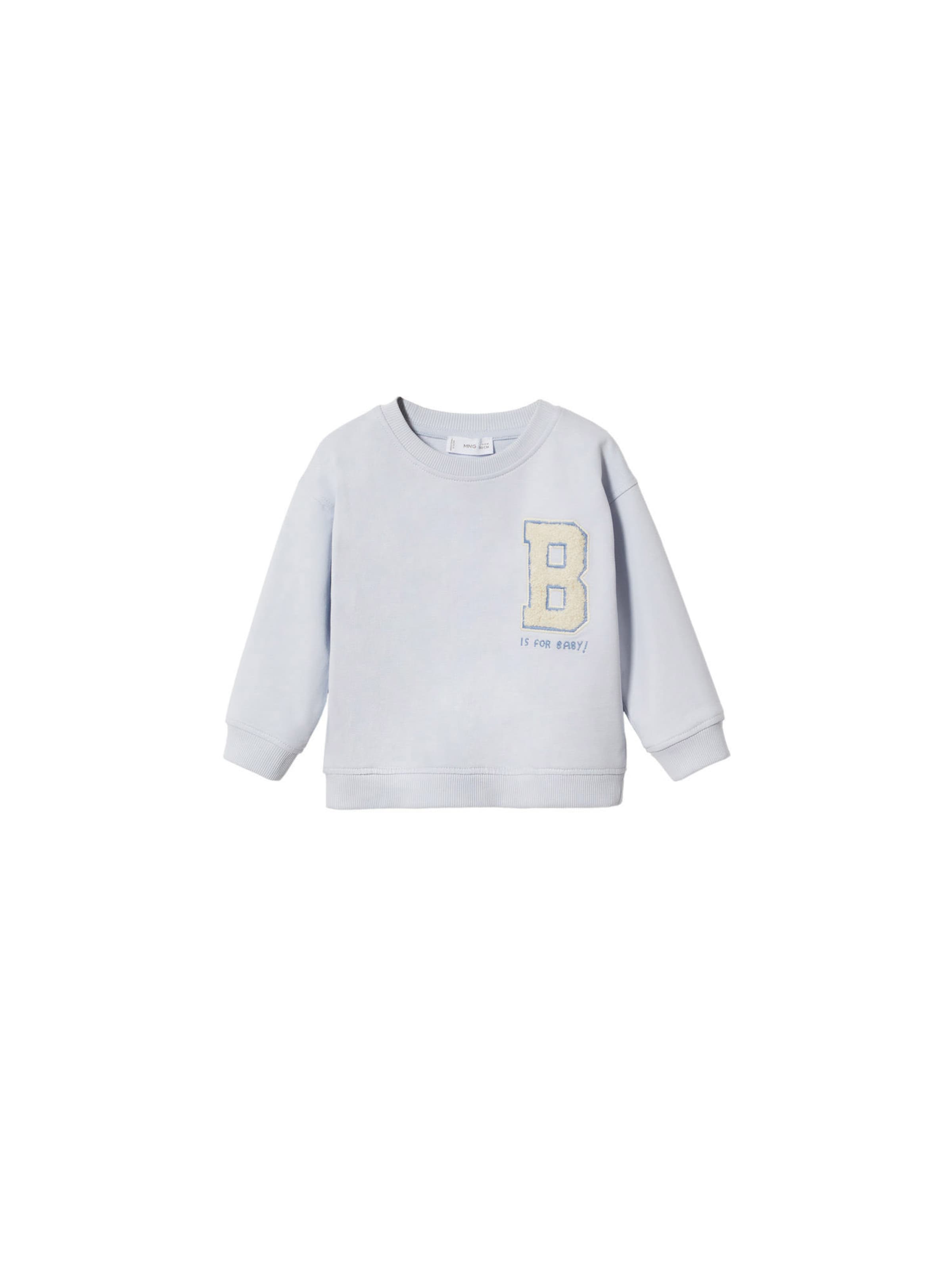 Kinder Kids (Gr. 92-140) MANGO KIDS Sweatshirt in Pastellblau - IP57371