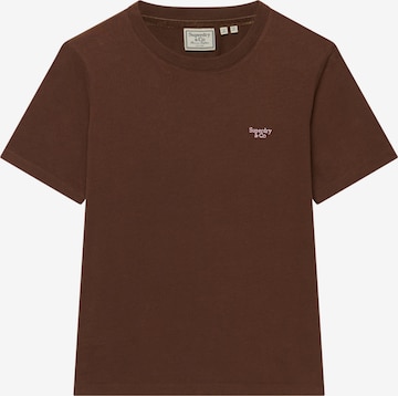 Superdry & Co Majica | rjava barva: sprednja stran