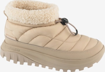 COLUMBIA Boots 'Snowtrot Shorty' in Beige: voorkant